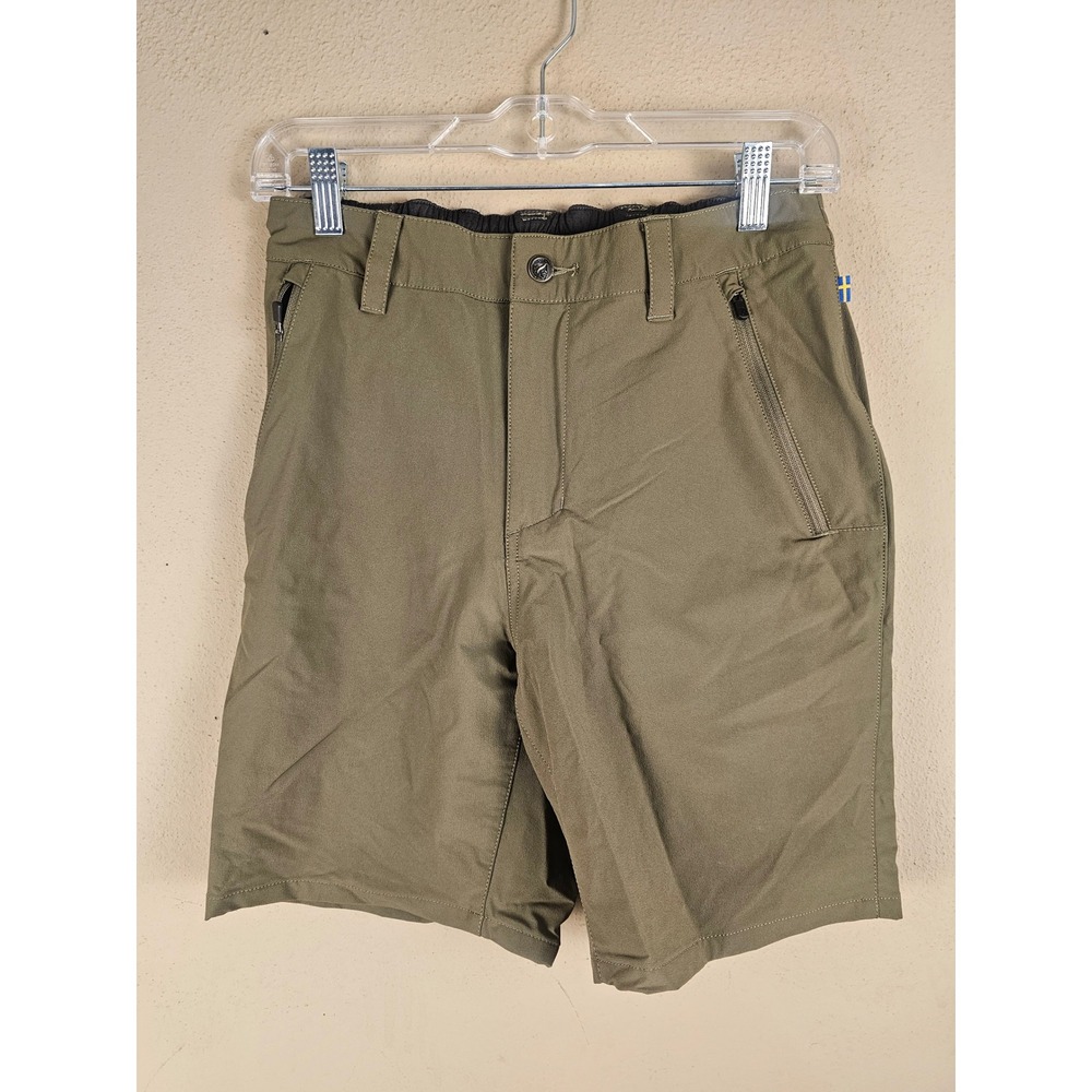 Fjallraven‎ Olive Green Abisko Trail Stretch Hiking Shorts Medium 30 Fjall Raven